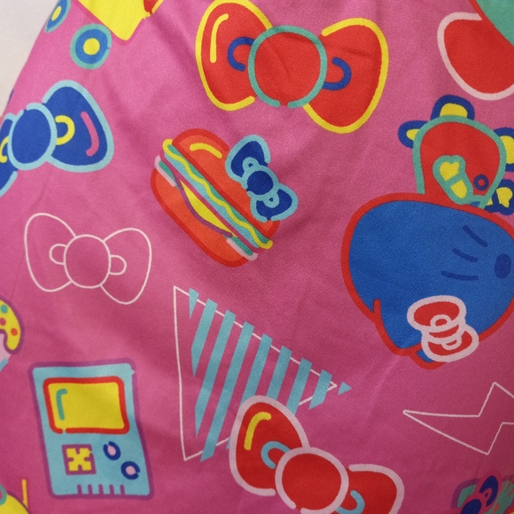 😵Hello Kitty kawaii graphic skirt set w/ ruffled tube top! Nwt! So cute! - Picture 6 of 7